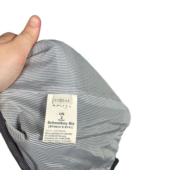 Boy. Band of Outsiders Schoolboy Blazer Green Red Striped Womens 2 US Small (4) - Picture 4 of 7